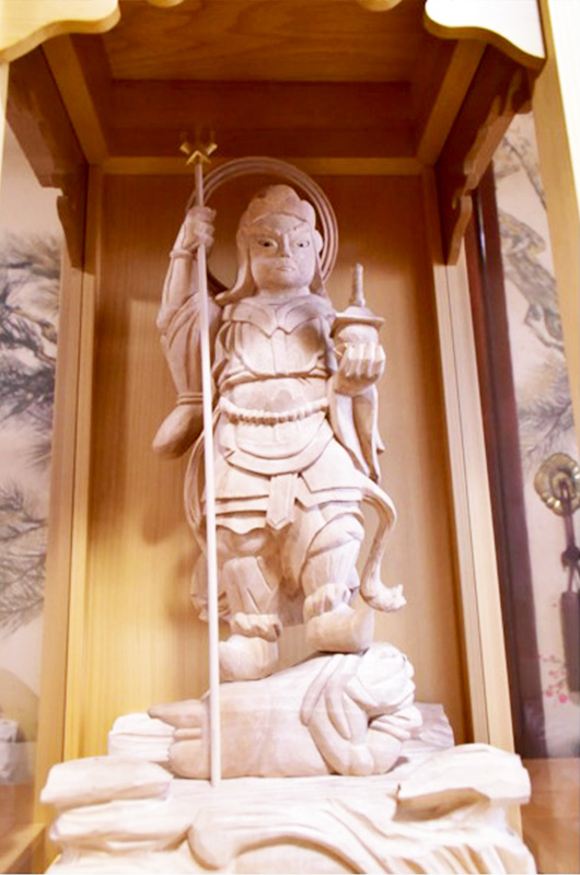 毘沙門天を納品