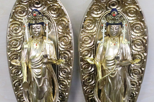 観音山 普門院 修理、箔張替 After